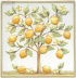 Плитка Kerama Marazzi Капри лимонное дерево декор (20х20)